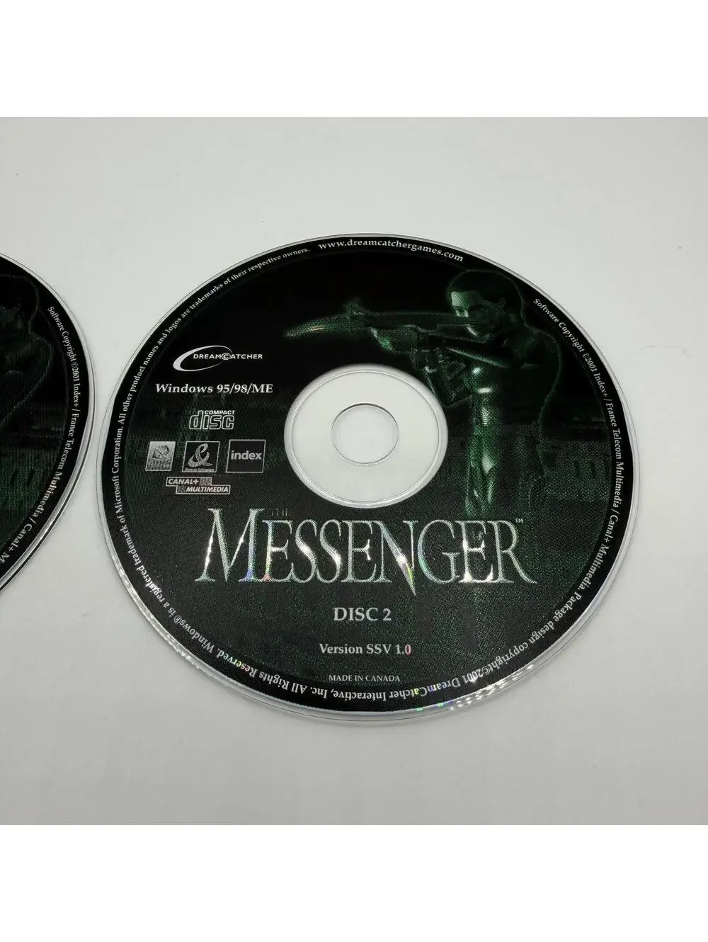 The Messenger (2001) - PC CD-ROM Video Game ** Disc Only **